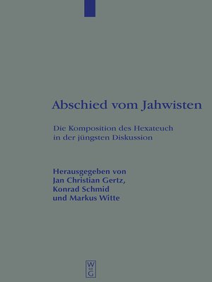 cover image of Abschied vom Jahwisten